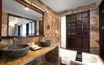 lavabo villa duplex vista oceano sbh le belhamy beach resort<br/>