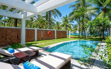 terrazza villa duplex piscina privata sbh le belhamy beach resort<br/>