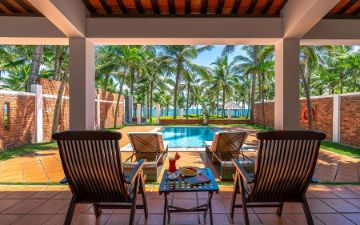 terrazza villa piscina privata sbh le belhamy beach resort<br/>