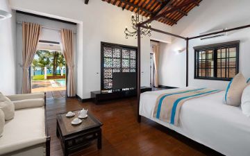 villa private pool sbh le belhamy beach resort