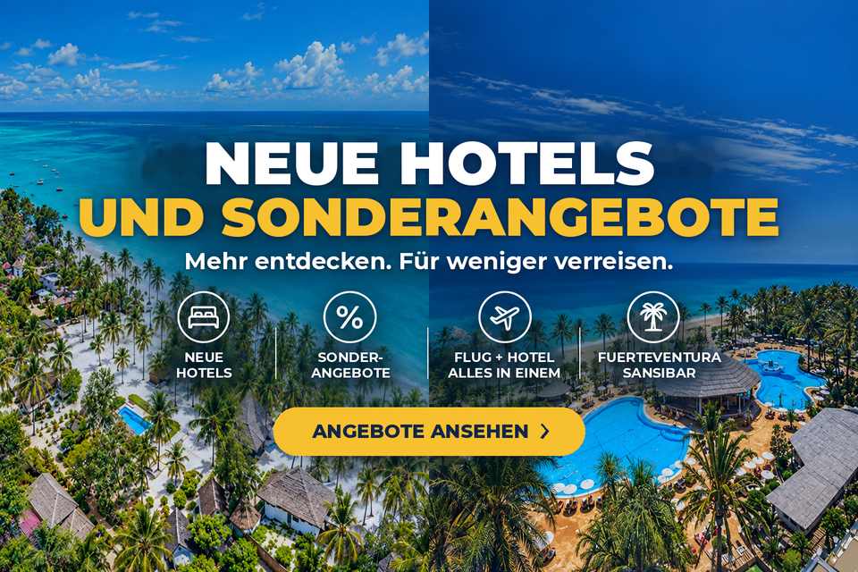 Hotel- und Flugangebot