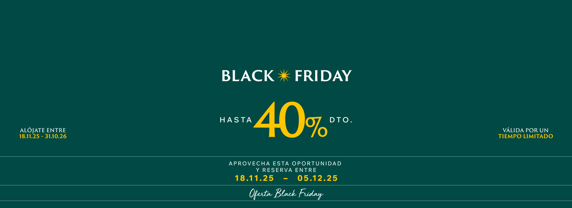 balck friday sbh hotels resorts