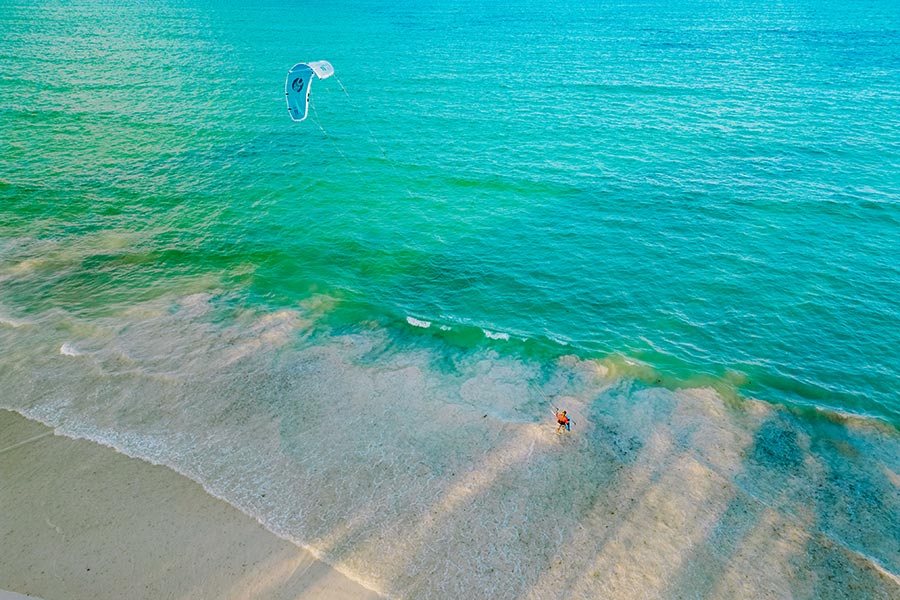 kitesurfing kitesurfing at SBH Monica Zanzibar
